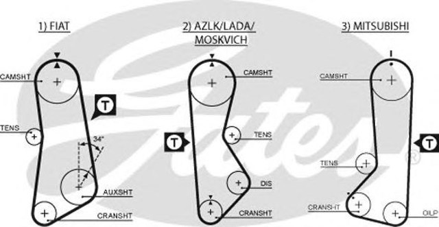Pasek rozrządu Ford Scorpio
