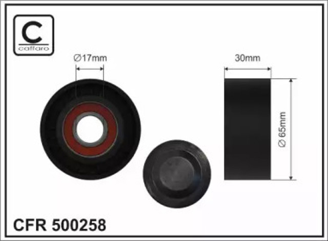 Rolka napinacza paska napędowego 500258 CAFFARO