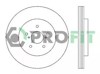 Tarcza hamulcowa przednia 50101544 PROFIT