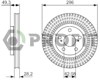 Tarcza hamulcowa przednia 50101646 PROFIT