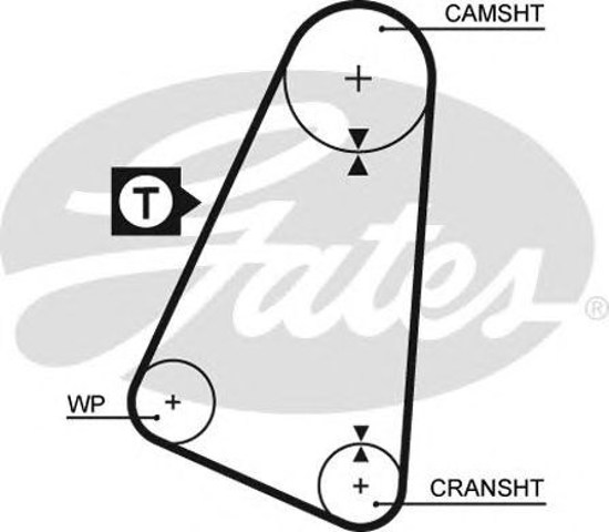 Pasek rozrządu Volkswagen Polo 2 86C