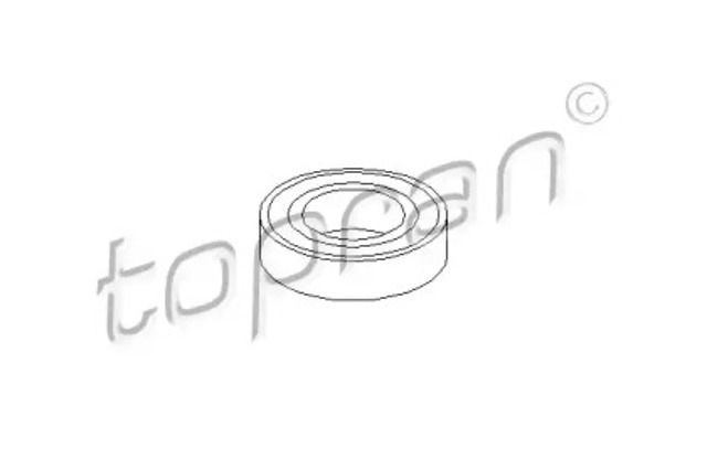 Łożysko podwieszane wału Cardana 501617 HANS PRIES