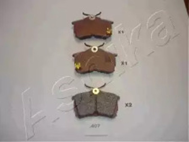 Okładziny (klocki) do hamulców tarczowych tylne 5104407 ASHIKA