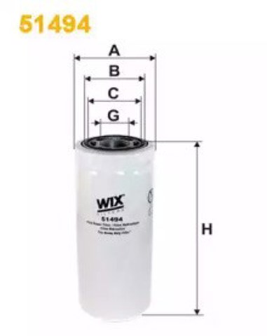 Filtr automatycznej skrzyni biegów 51494 WIX