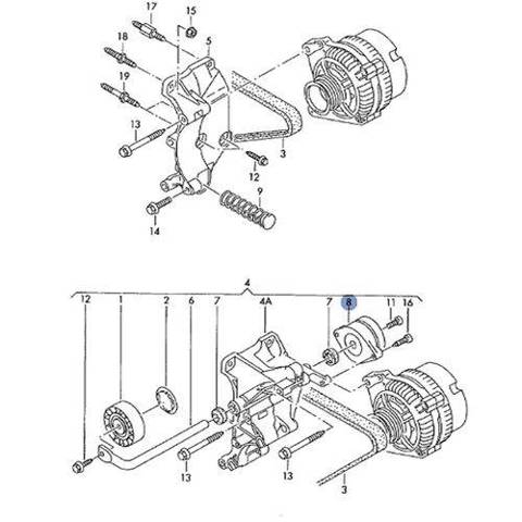 Napinacz paska napędowego 533008630 INA