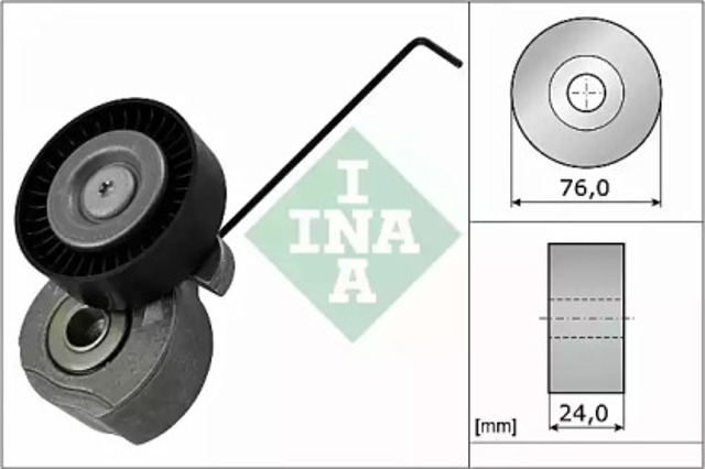 Rolka napinacza paska napędowego 534032410 INA