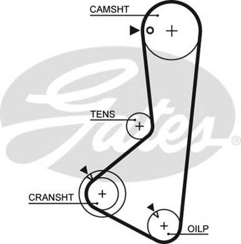 Pasek rozrządu GREAT WALL Hover CC646