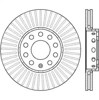 Tarcza hamulcowa przednia 561548JC BENDIX