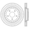 Tarcza hamulcowa przednia 562578JC BENDIX