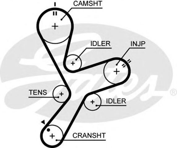 Pasek rozrządu 5641XS GATES