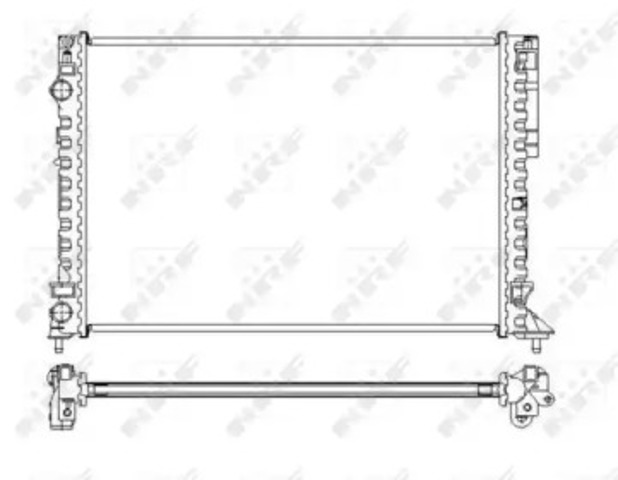 Chłodnica silnika 58242 NRF