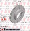 Tarcza hamulcowa przednia 590257352 ZIMMERMANN