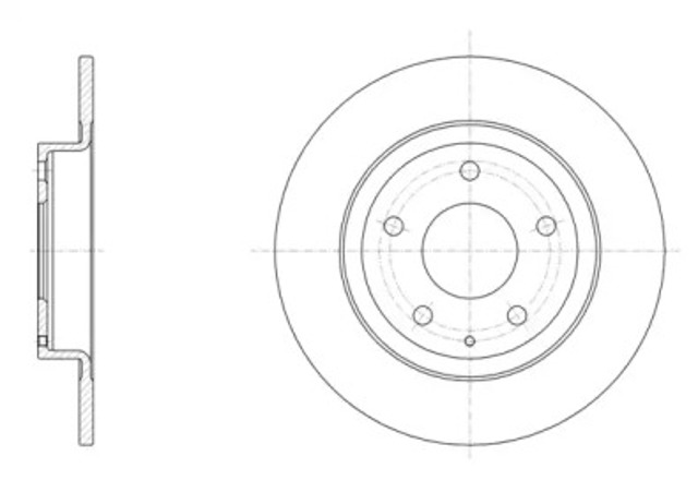 Tarcza hamulcowa tylna 6151900 ROAD HOUSE