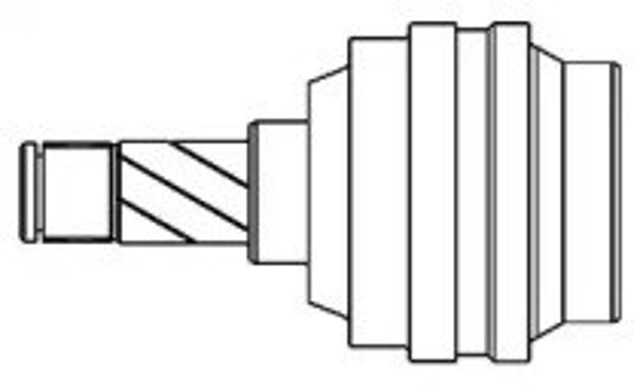 Przegub homokinetyczny przedni wewnętrzny 618002 GSP