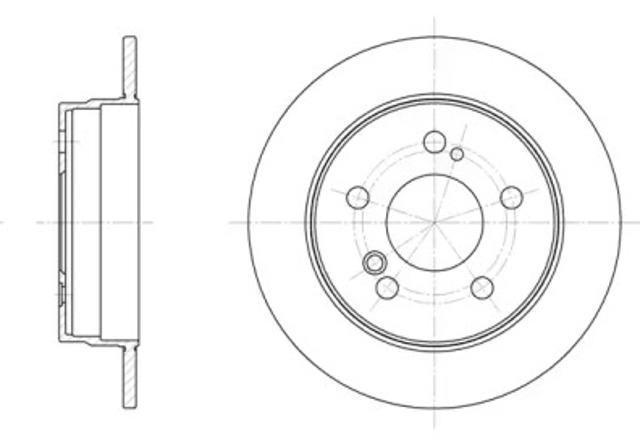 Tarcza hamulcowa tylna 619400 ROAD HOUSE