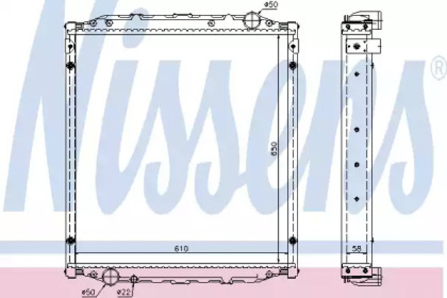 Chłodnica silnika MAN L2000