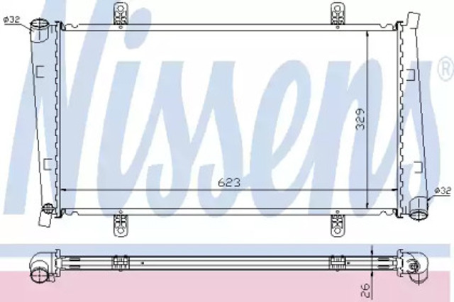 Chłodnica silnika Volvo V40 VW