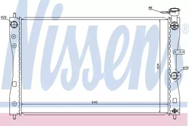 Chłodnica silnika 68183 NISSENS