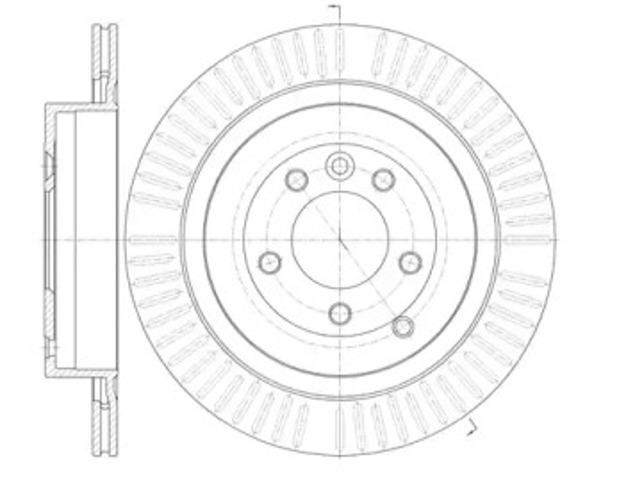 Tarcza hamulcowa tylna 684910 ROAD HOUSE