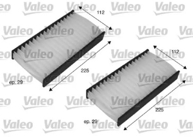 Filtr kabiny 698735 VALEO