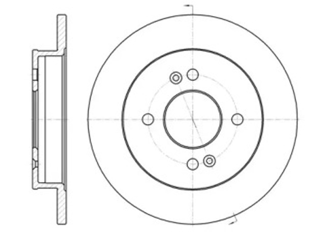 Tarcza hamulcowa tylna 699100 ROAD HOUSE