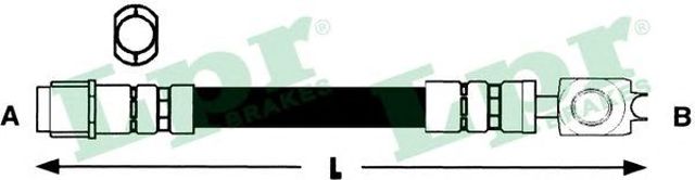 Przewód hamulcowy przedni 6T46763 LPR