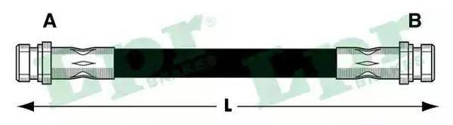 Przewód hamulcowy przedni 6T47839 LPR