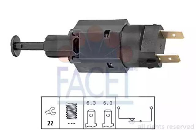 Czujnik włącznika świała stop 71050 FACET