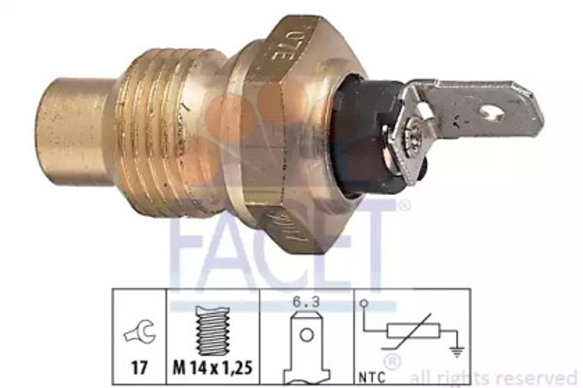 Czujnik temperatury płynu chłodzącego 73007 FACET