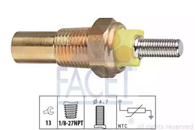 Czujnik temperatury płynu chłodzącego 73028 Facet