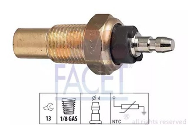 Czujnik temperatury płynu chłodzącego 73056 Facet