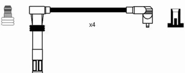 Zestaw przewodów wysokiego napięcia 7306 NGK