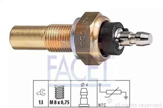 Czujnik temperatury płynu chłodzącego 73068 Facet