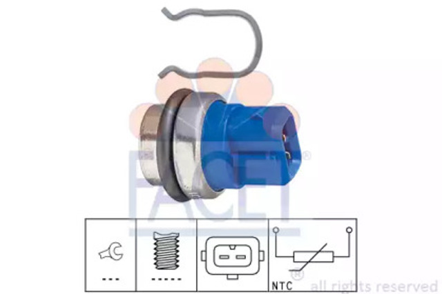 Czujnik temperatury płynu chłodzącego 73101 FACET