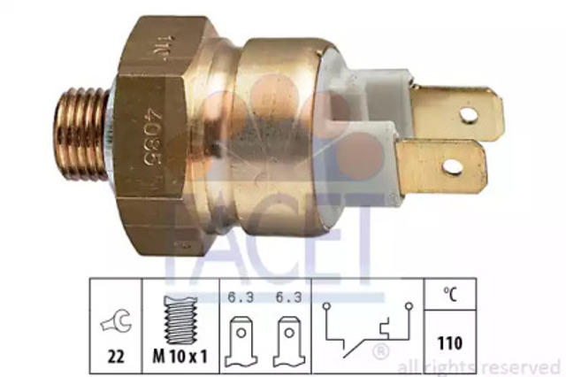 Czujnik temperatury płynu chłodzącego 74085 FACET