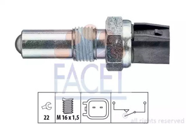 Czujnik włączania światła cofania 76283 FACET