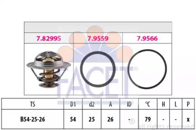 Termostat 78299 FACET