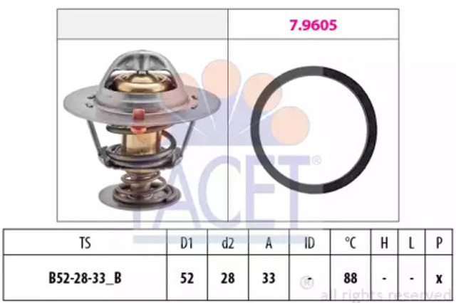 Termostat 78412 FACET
