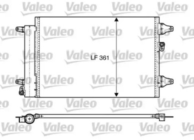 Chłodnica klimatyzacji 818004 VALEO