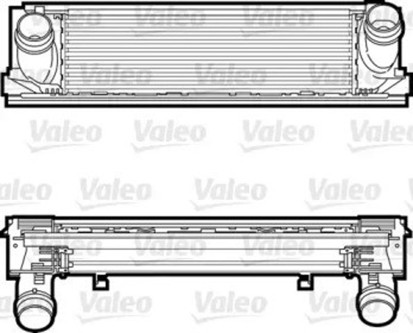 Chłodnica intercoolera 818263 VALEO