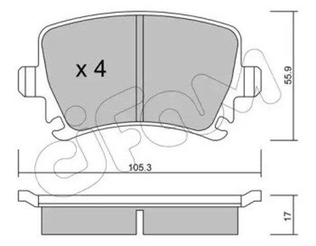 Klocki hamulcowe Seat Exeo