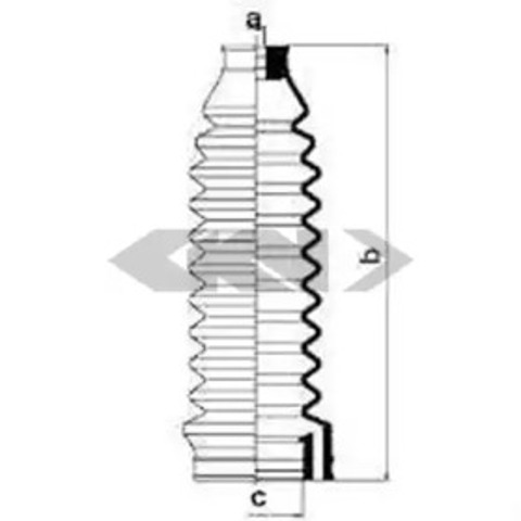 Osłona mechanizmu kierowniczego (maglownicy) 83653 SPIDAN