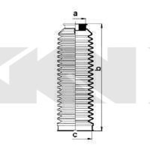 Osłona mechanizmu kierowniczego (maglownicy) 83684 SPIDAN