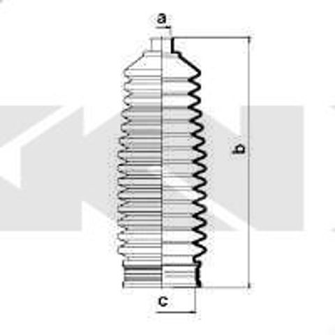 Osłona mechanizmu kierowniczego (maglownicy) 83743 SPIDAN