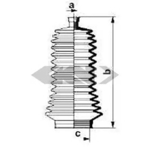 Osłona mechanizmu kierowniczego (maglownicy) 83846 SPIDAN