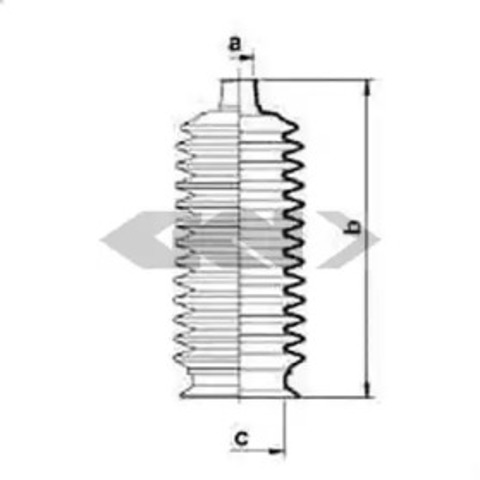 Osłona mechanizmu kierowniczego (maglownicy) 83877 SPIDAN