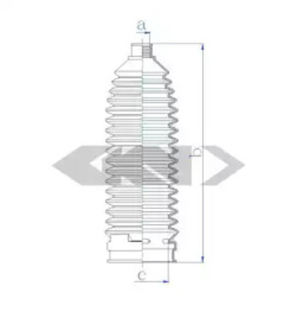 Osłona mechanizmu kierowniczego (maglownicy) 84124 SPIDAN