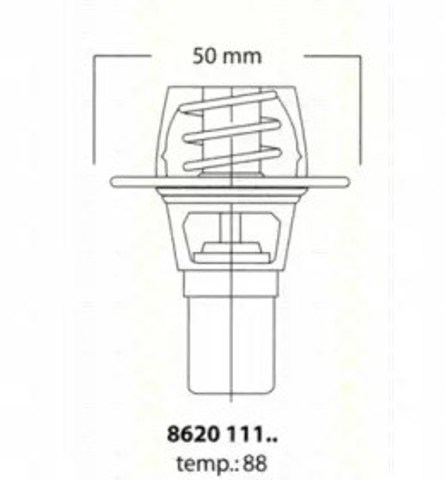 Termostat 862011191 Triscan