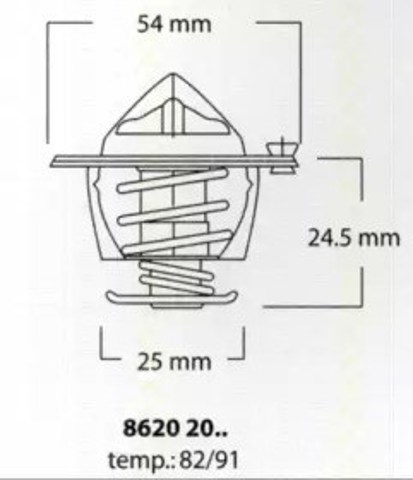Termostat Alfa Romeo 33