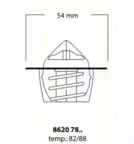 Termostat 86207888 Triscan